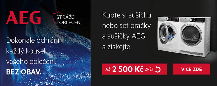 Pračky a sušičky - cash back