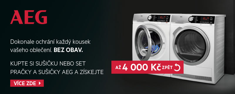 AEG akce 4.000 cashback